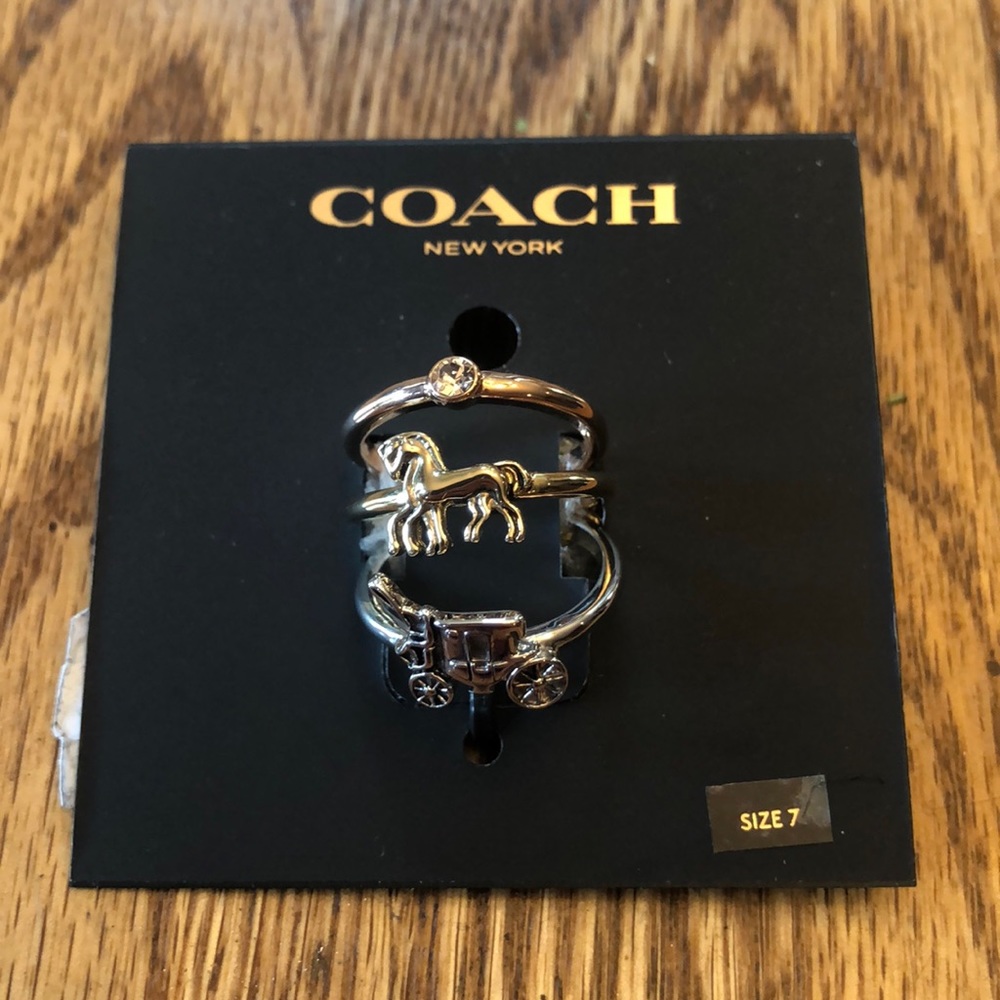 Set of Three Coach Rings